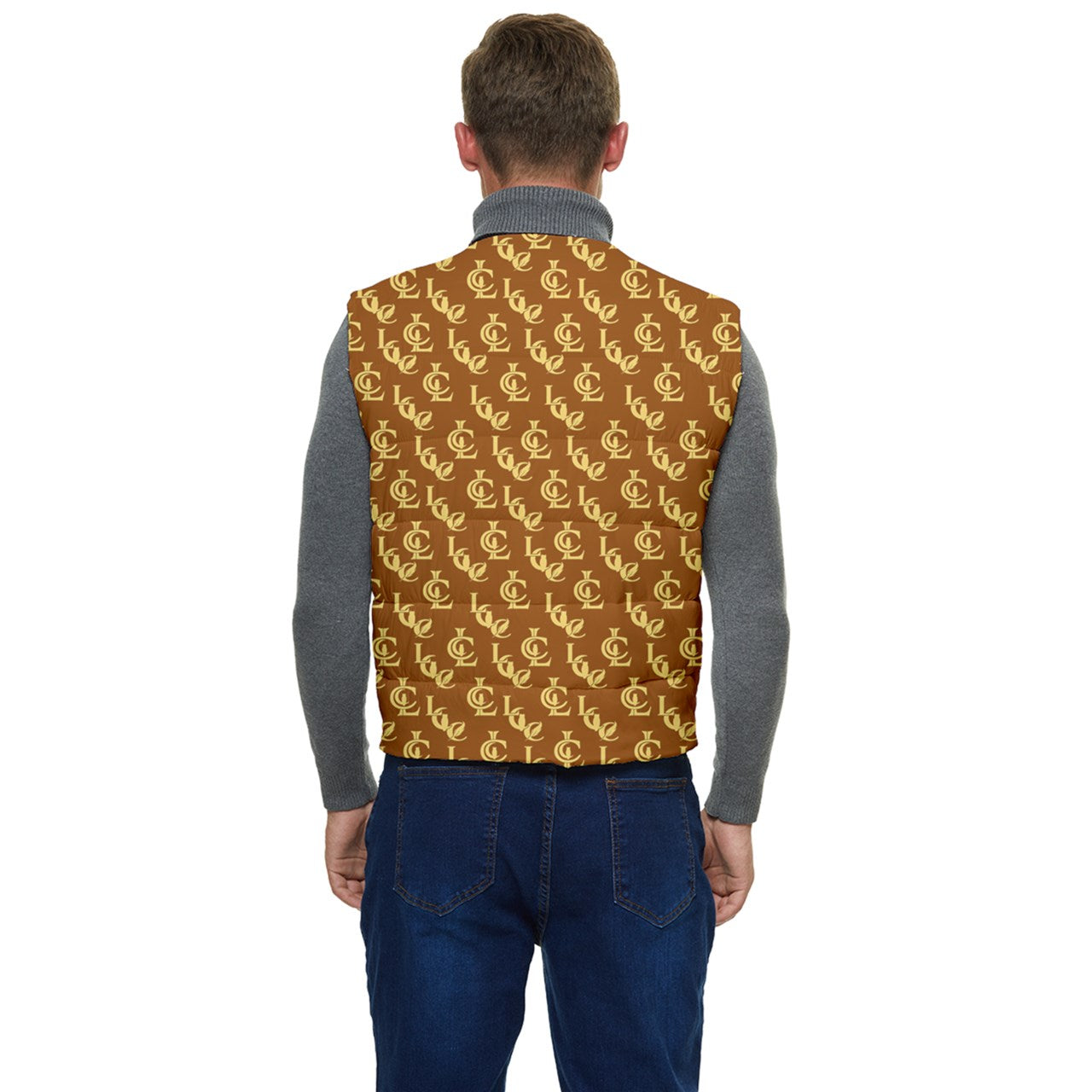 LCC NEW RICH CREAM Button Up Puffer Vest