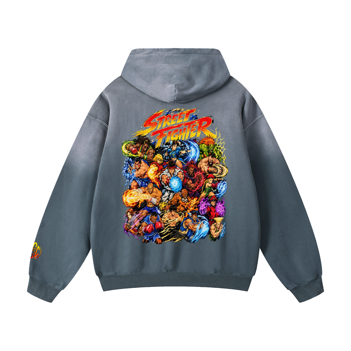 Street Fighter(DF) Sunfade Oversized Hoodie