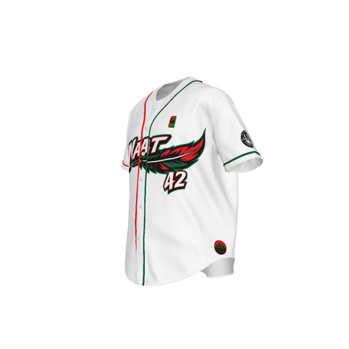 MAAT 42 WHT Men's Baseball Jersey