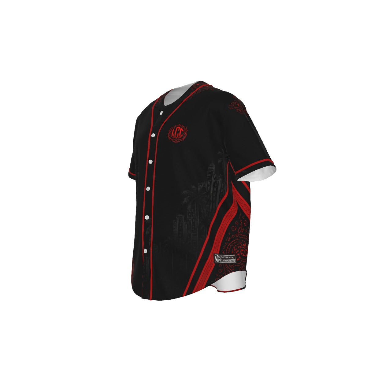 KEEP IT GANGSTA RED Short Sleeve Baseball Jersey