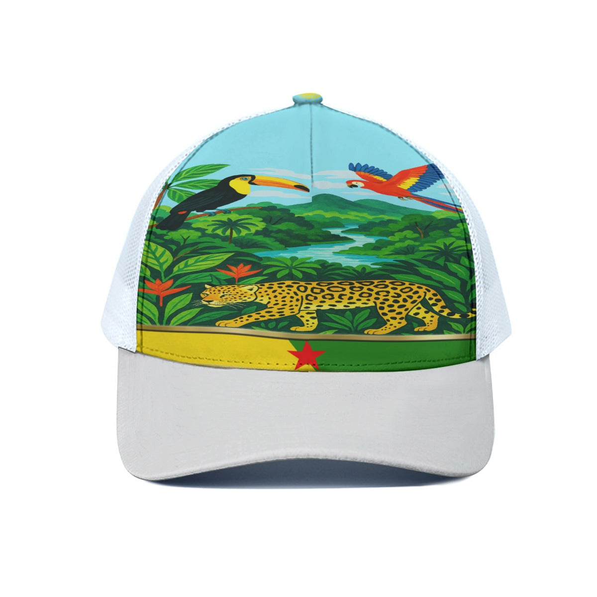 GUYANE paysage SKYBLUE Unisex Trucker Hat