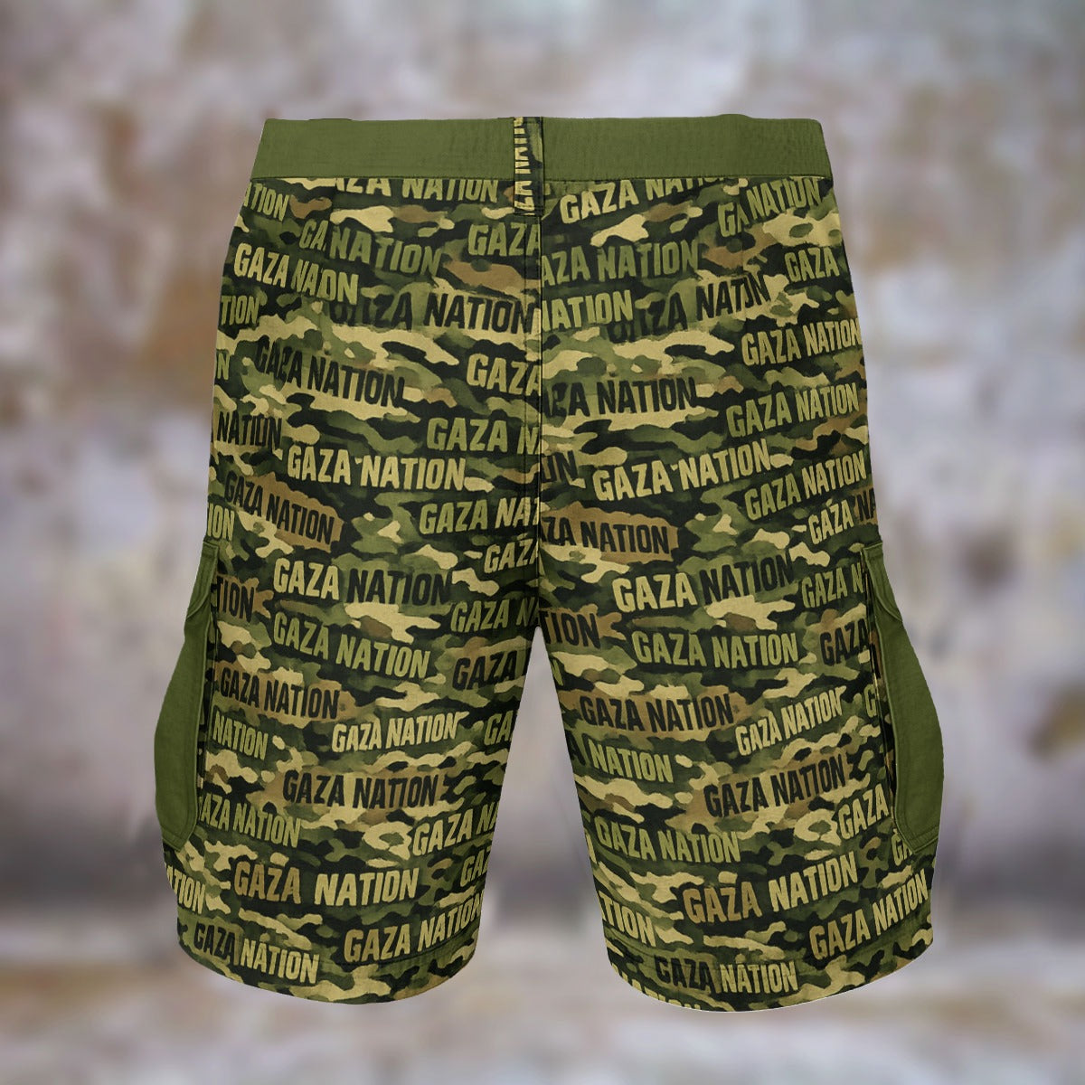 GAZA NATION Men's Cargo Shorts