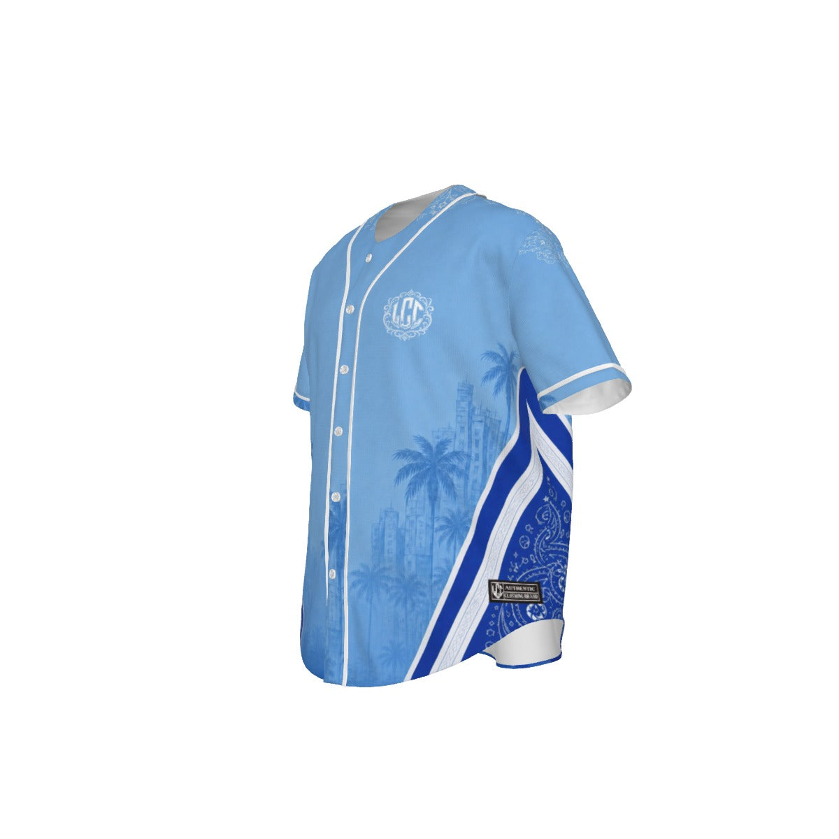 KEEP IT GANGSTA BLUE ROYAL Short Sleeve Baseball Jersey