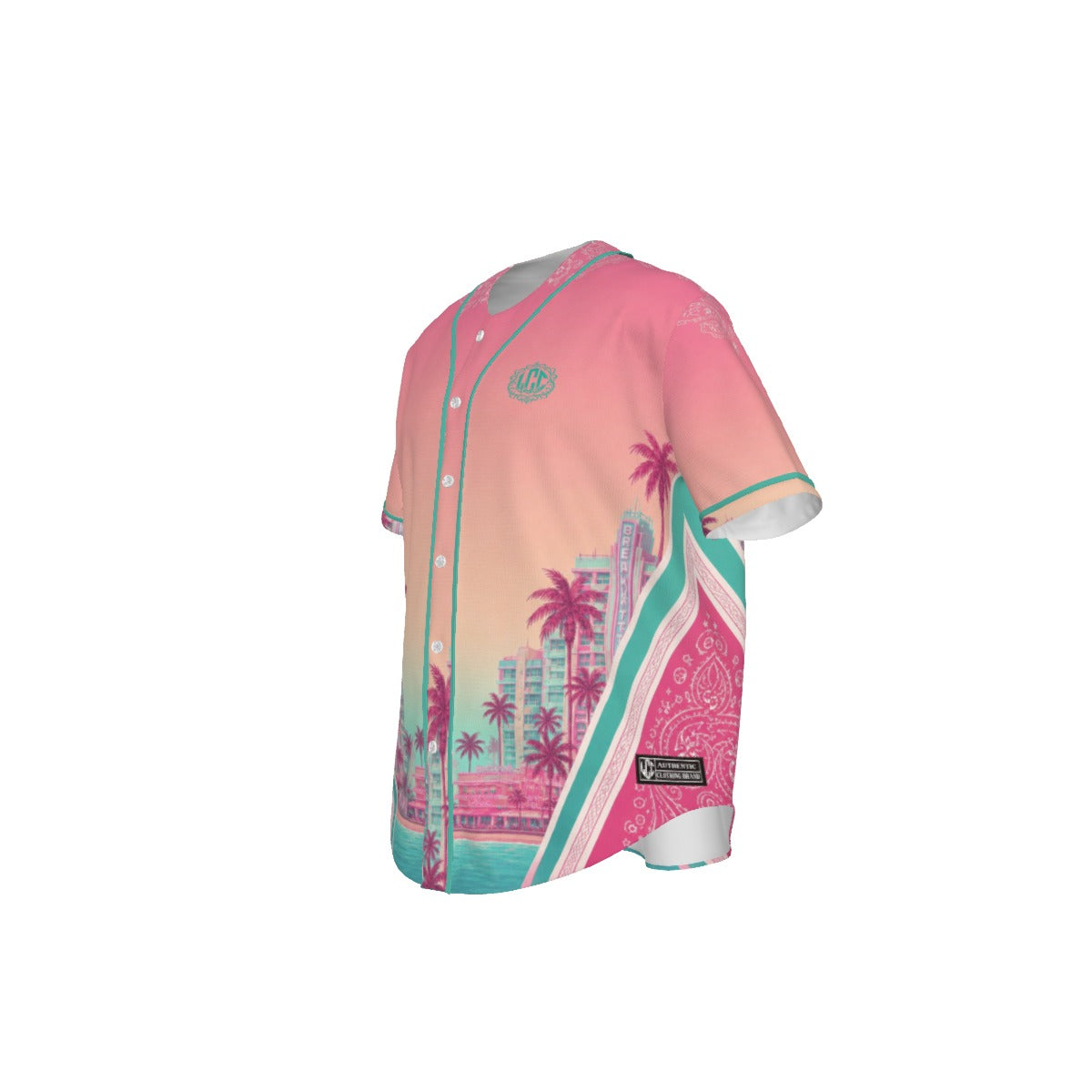keep it gangsta miami Short Sleeve Baseball Jersey