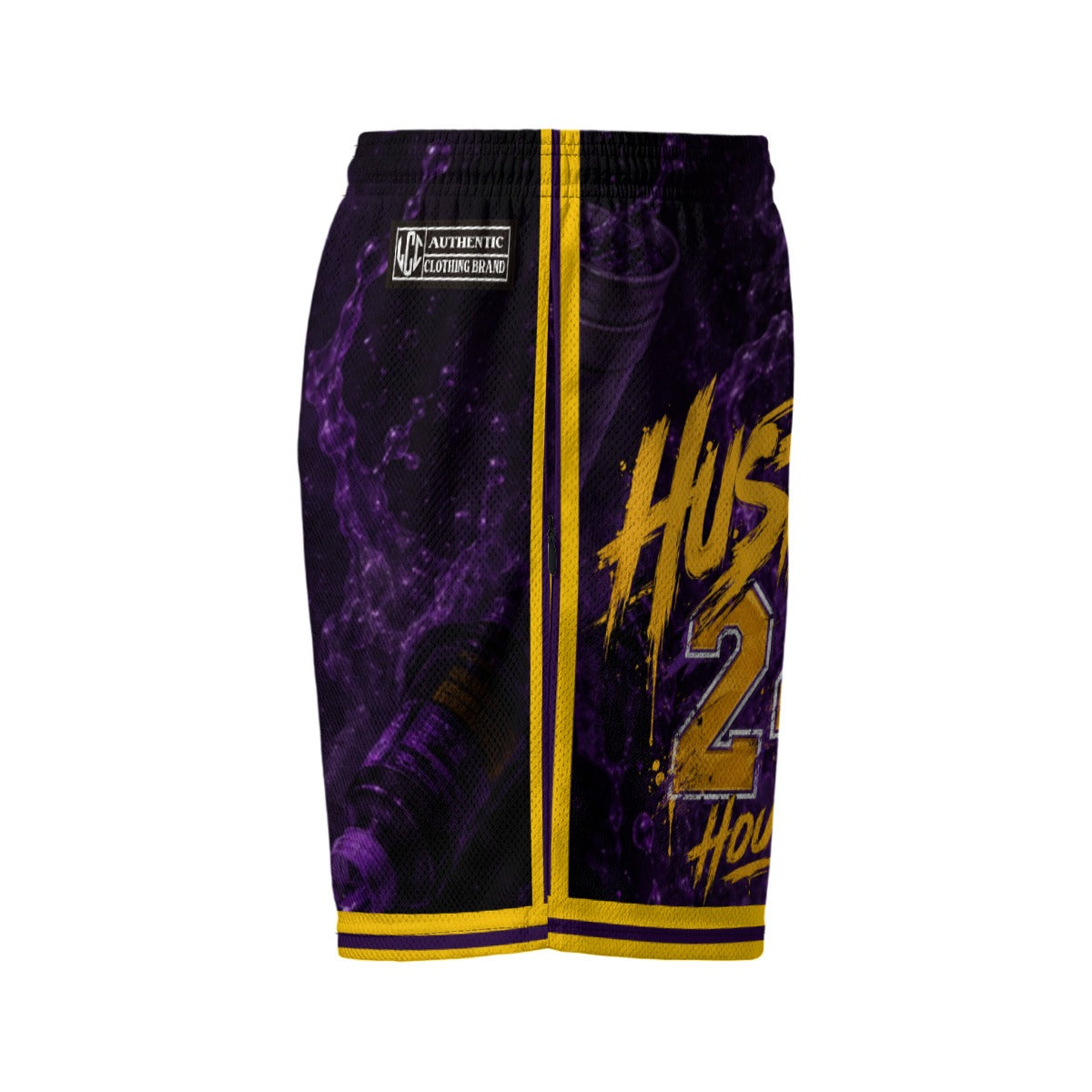 HUSTLIN 24 HOURS Athletic Shorts