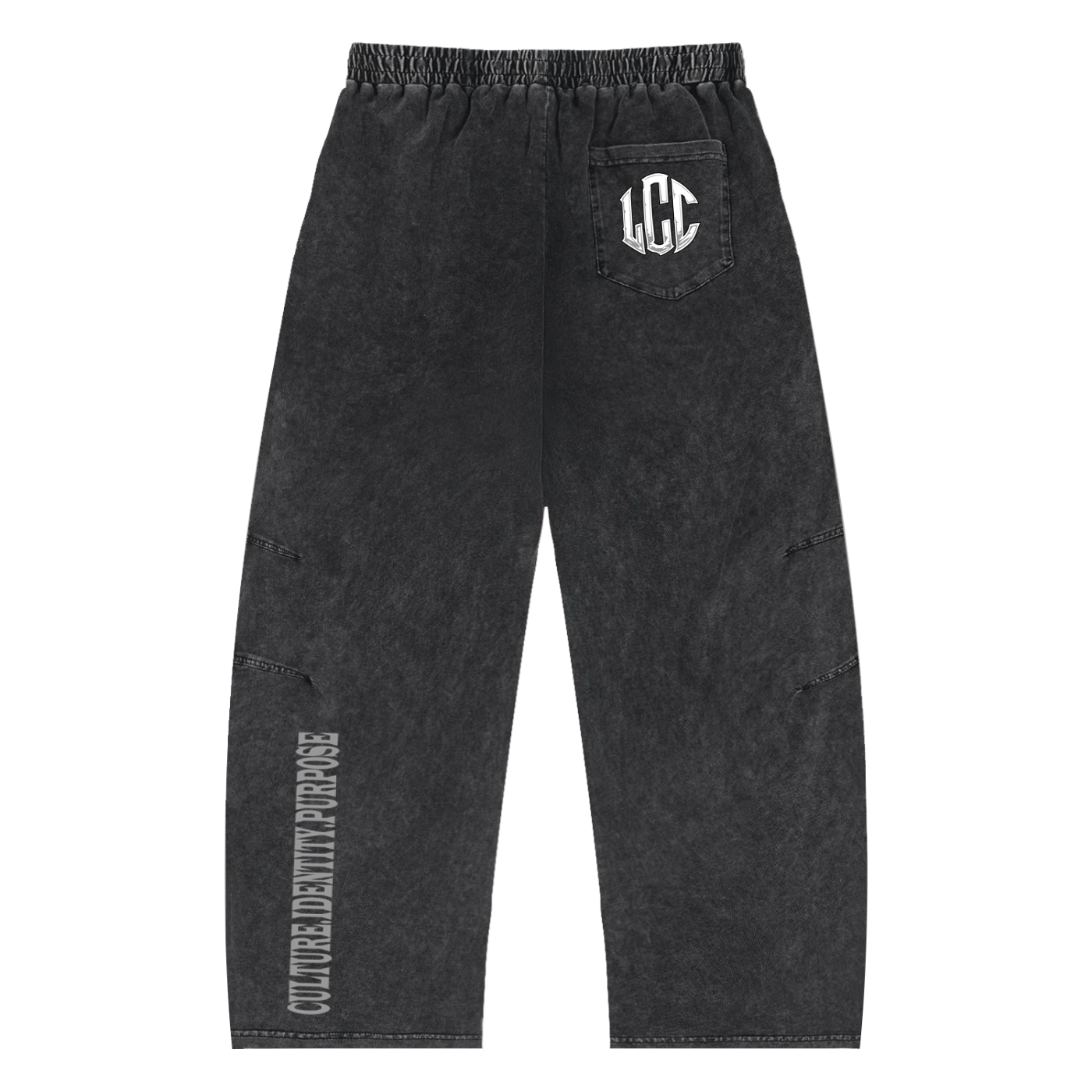 LCC Stylish Snow Wash Drawstring Cotton Pants