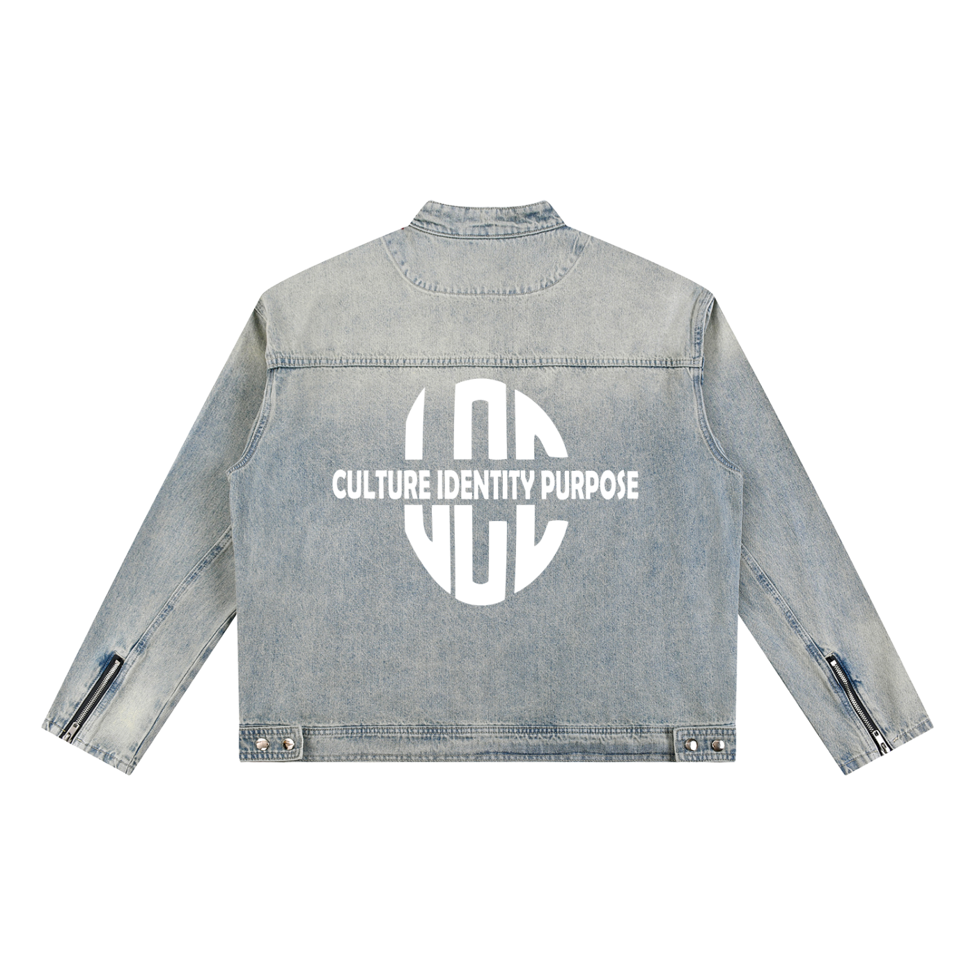 LCC fidèle Vintage Wash Zip Denim Jacket