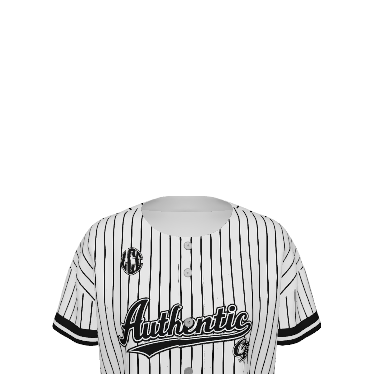 AUTHENTIC LEAGUE WHTBLC Women’s Short Sleeve Baseball Jersey