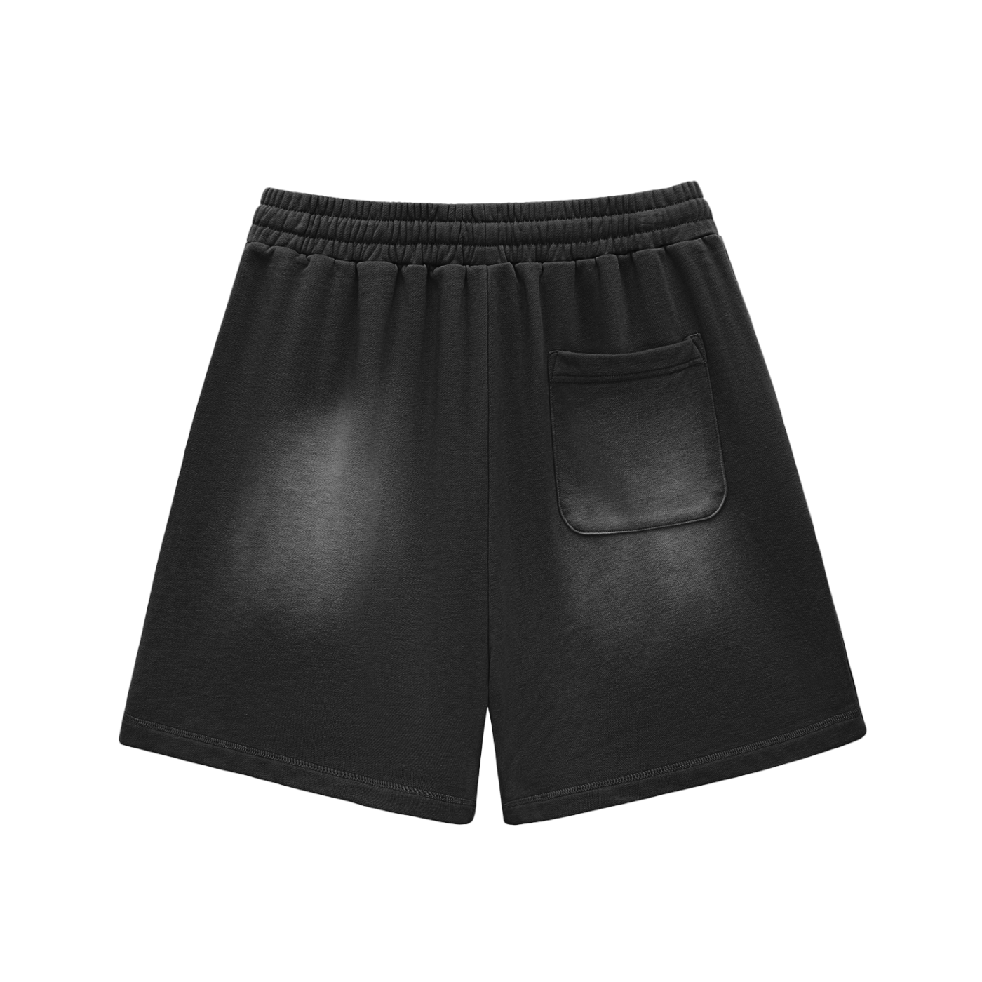 SHAKUR Sun Fade Raw Edge Cotton Shorts