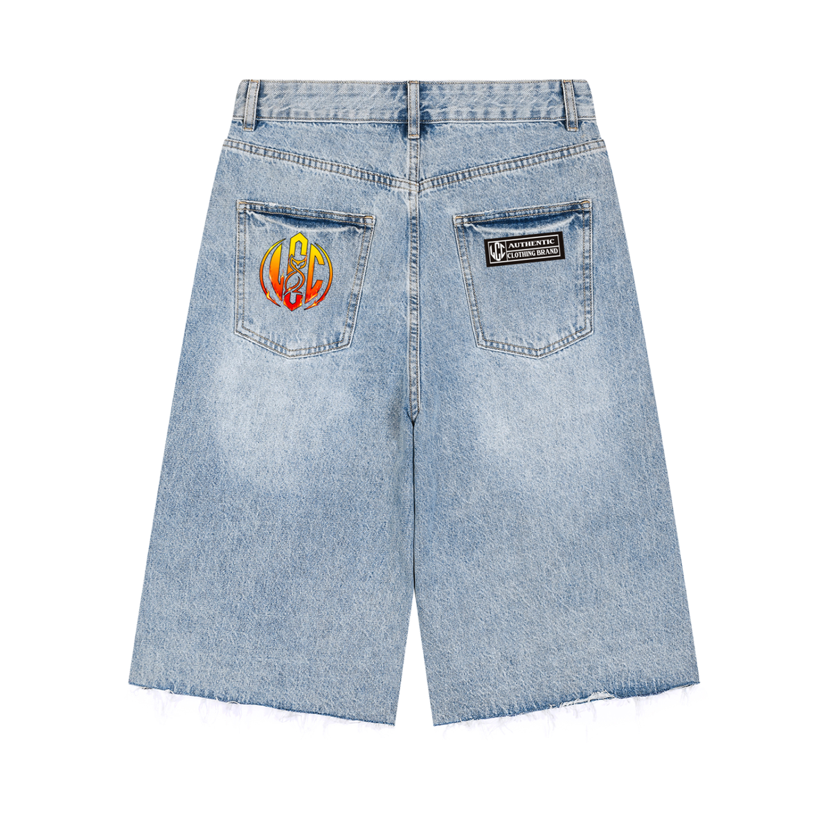 Street Fighter Vintage Denim Shorts