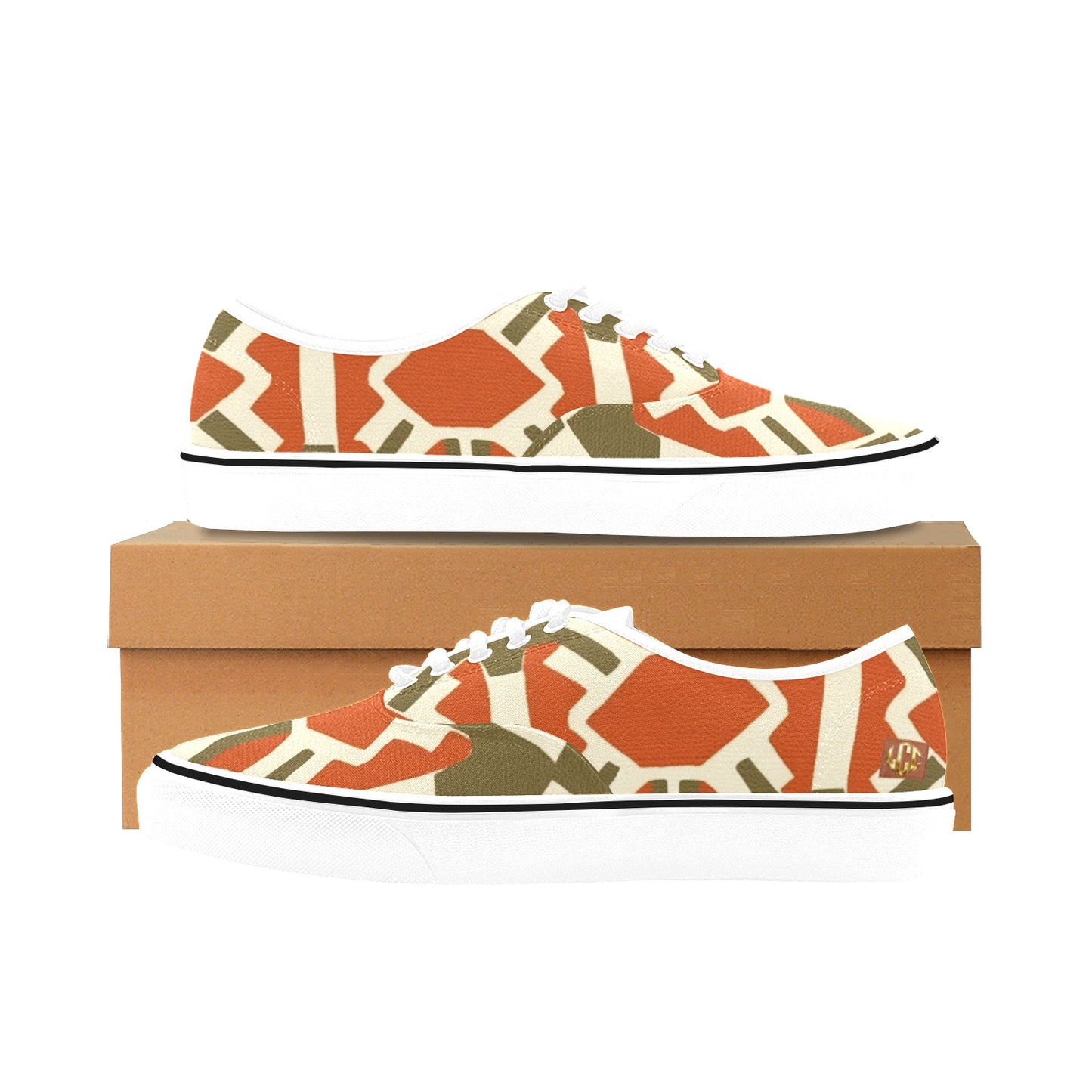 AFRICAN MIDCLOTH Men's Canvas Shoes