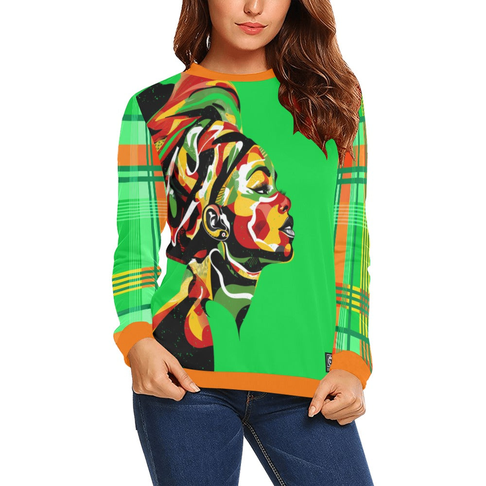 MADRAS Crewneck Sweatshirt for Women