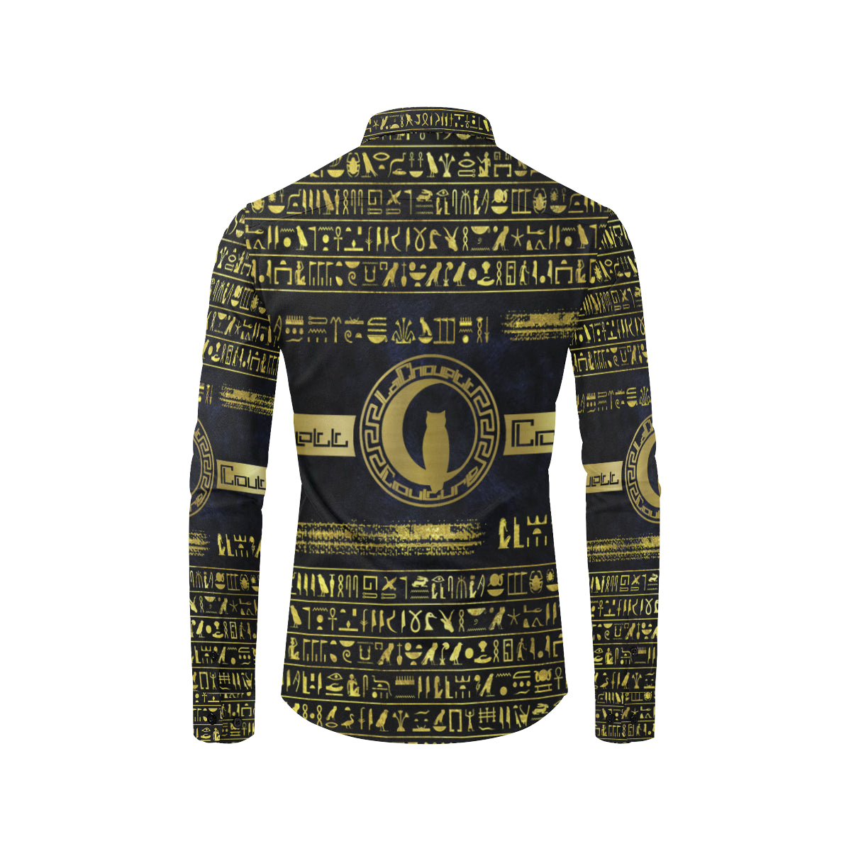 HIEROGLYPH DELUXE Men's All Over Print Casual Dress Shirt (Model T61)