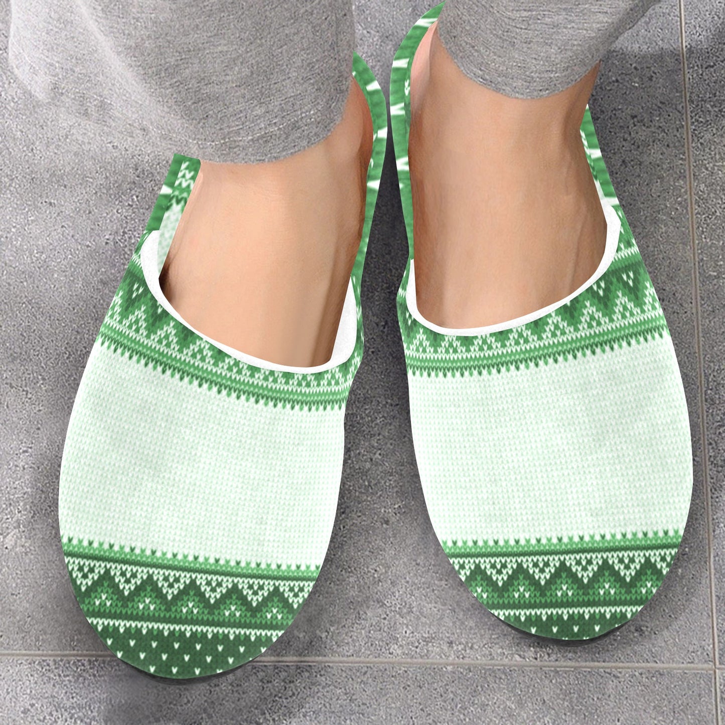 LCC KNITTED Men's Cotton Slippers