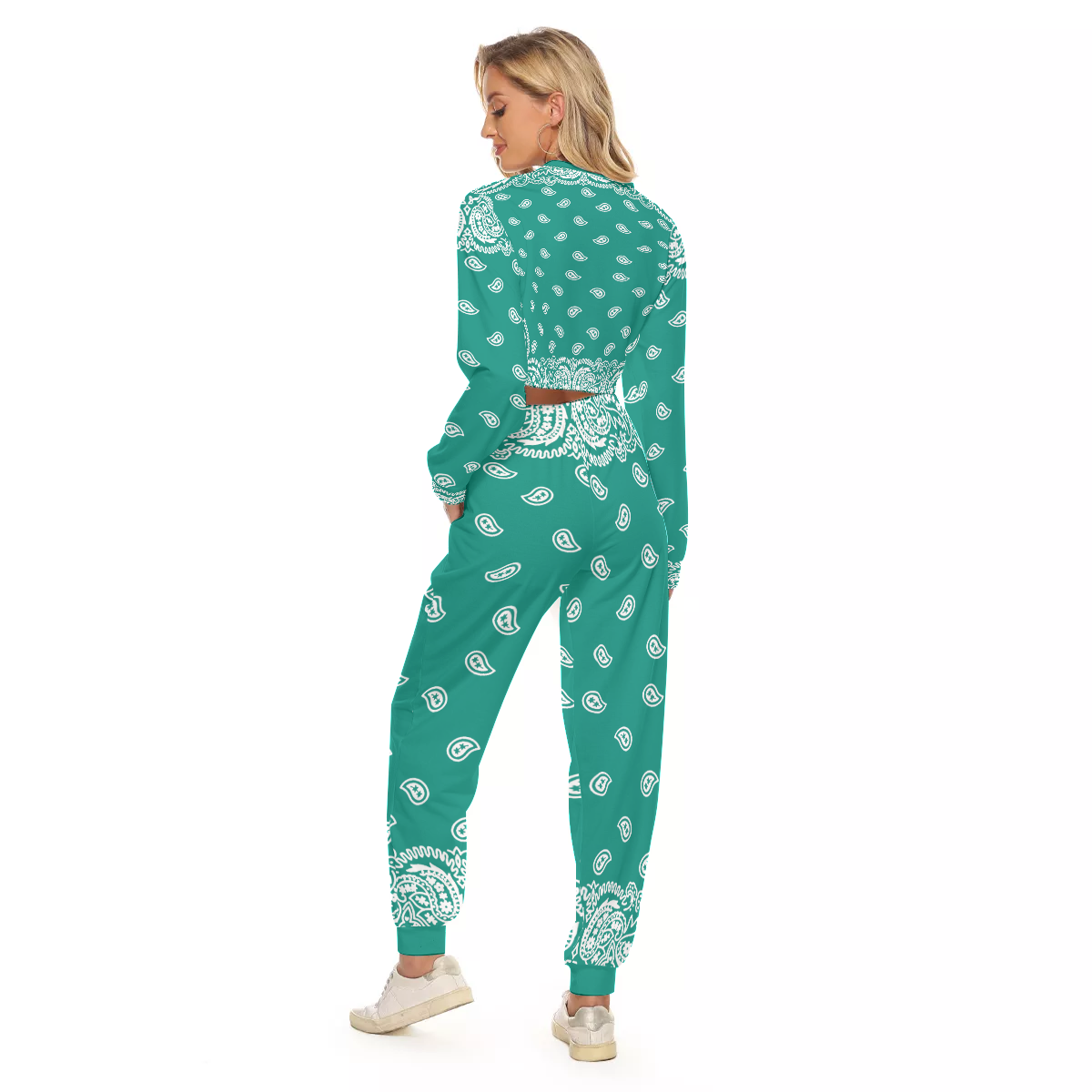 BANDANA FULLY MORPH Women's Crop Sweatshirt Suit
