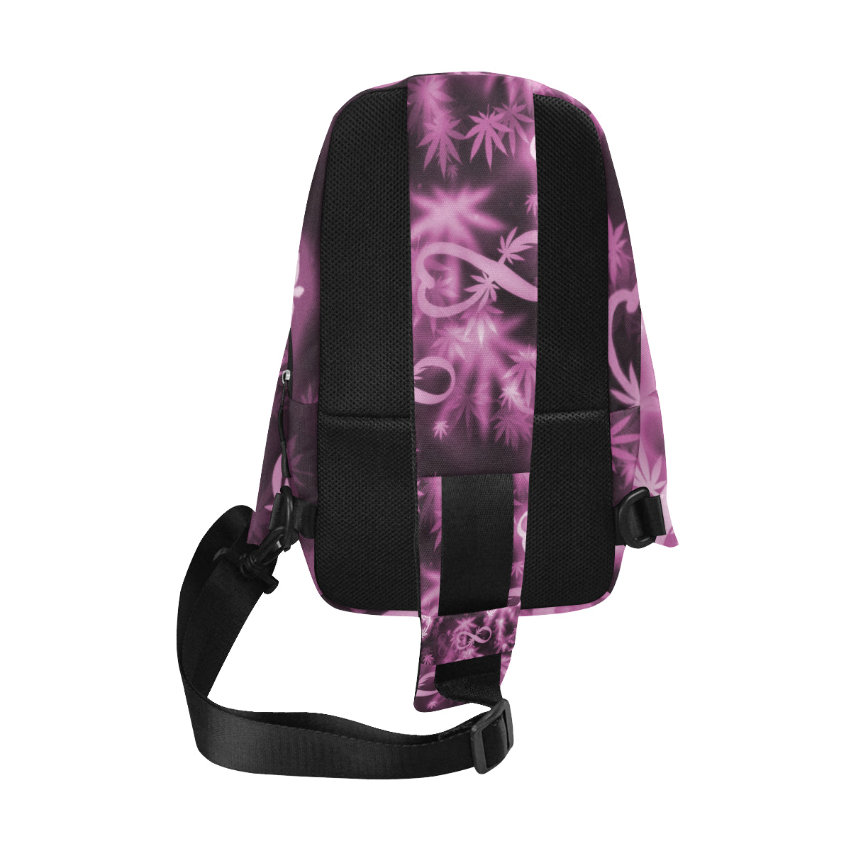 INFINITY PURPLE COSMOS Chest Bag (Model 1678)
