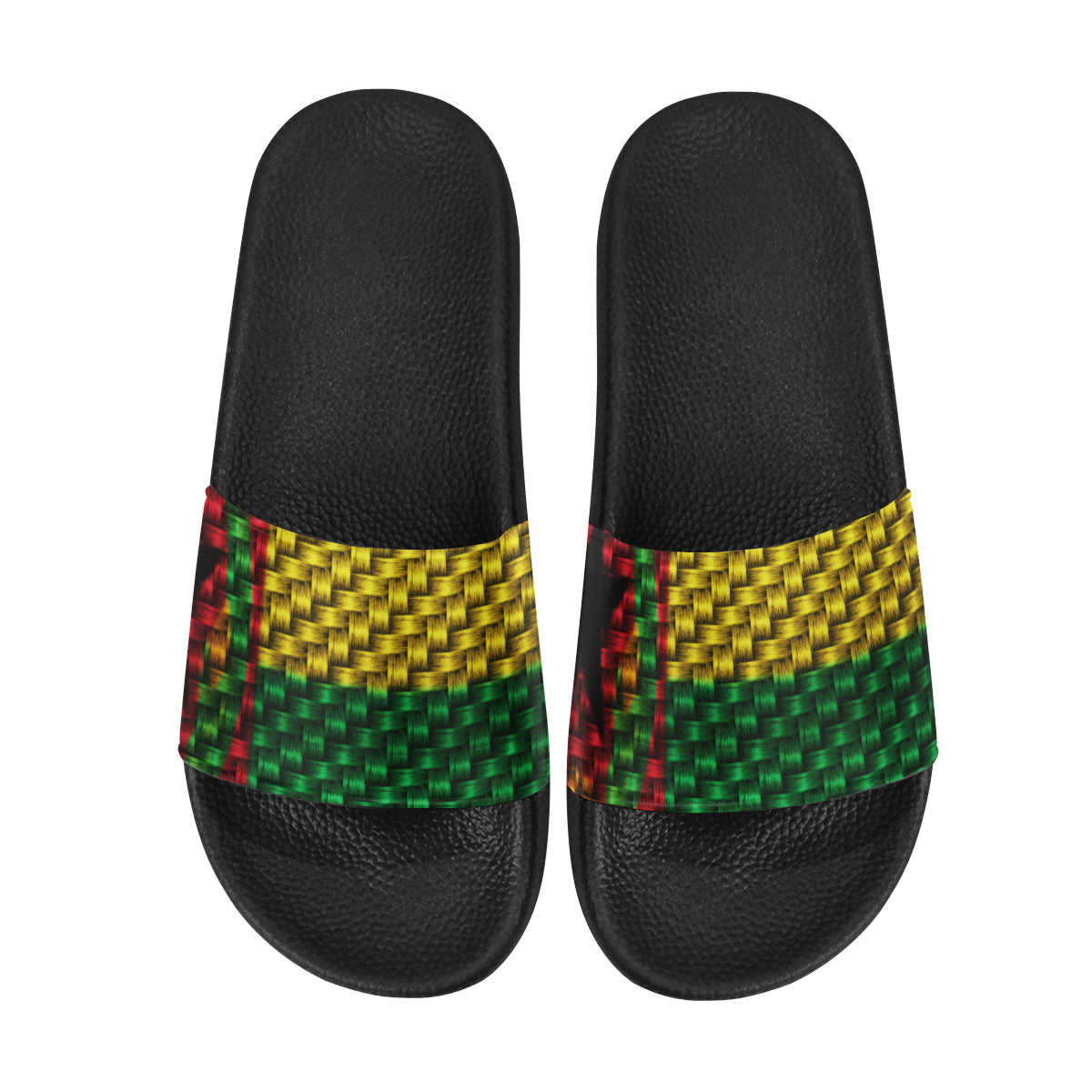 CAP VERT FLAG Men's Slide Sandals (Model 057)