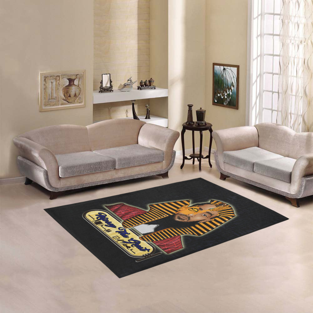 NIPSEY THA GREAT PHARAOH Area Rug 5'3''x4'