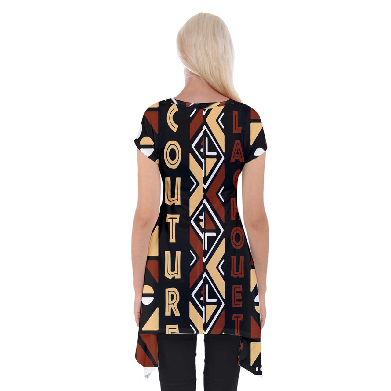 Bologan Short Sleeve Side Drop Tunic