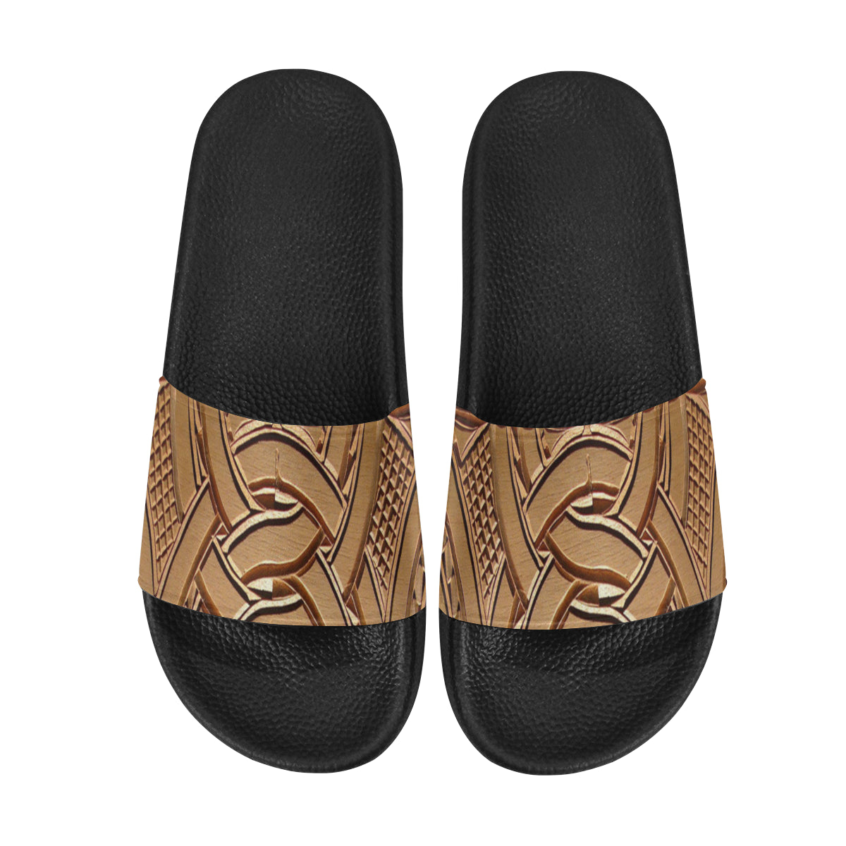 TEMBE ART WOOD Women's Slide Sandals