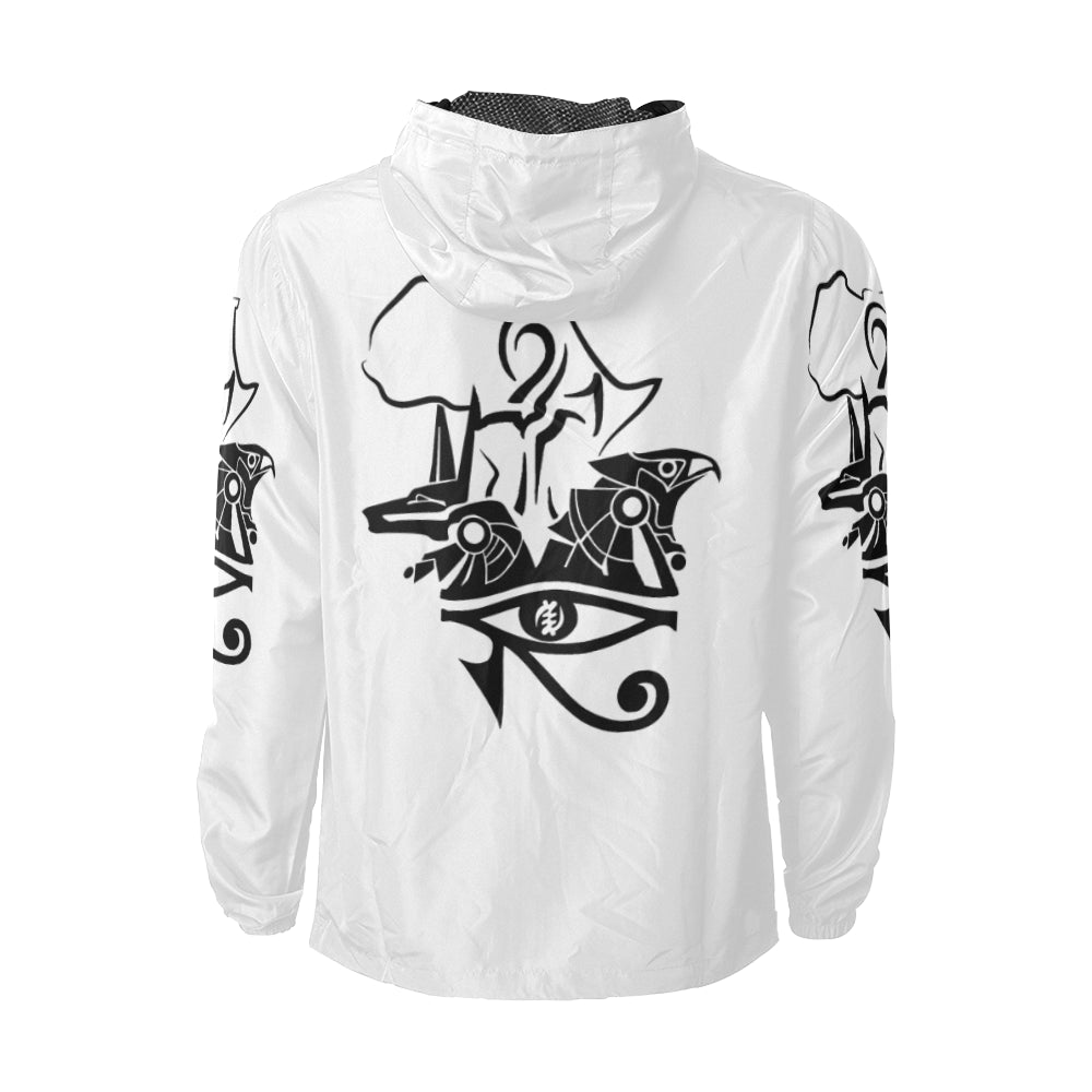 PROTECT BY NTR WHT Unisex All Over Print Windbreaker