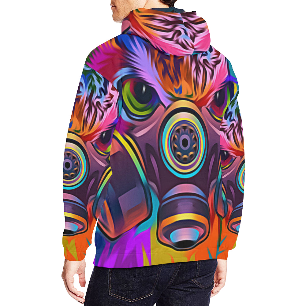 COLORING OWL All Over Print Hoodie for Men