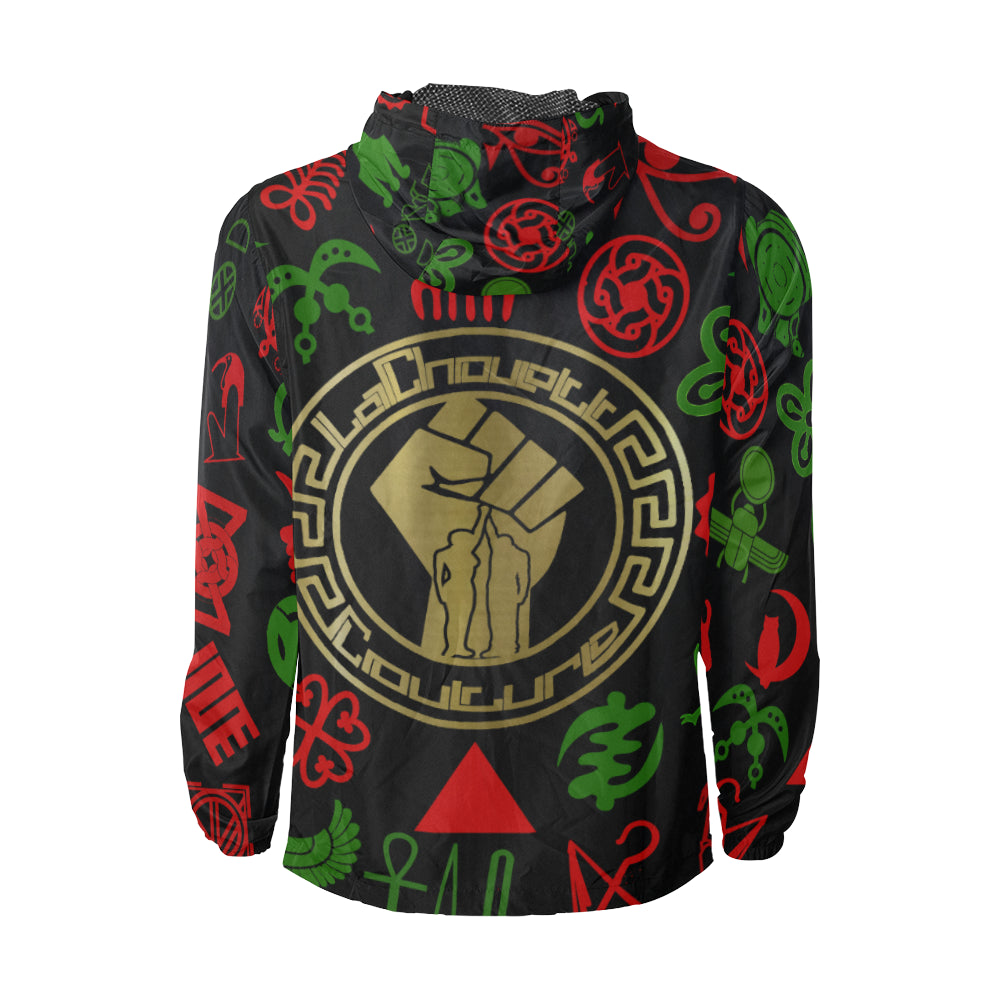 KMT WORLD FIST UP All Over Print Windbreaker for Unisex
