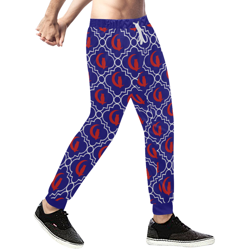 ELEGANCE BLR Men's All Over Print Sweatpants (Model L11)