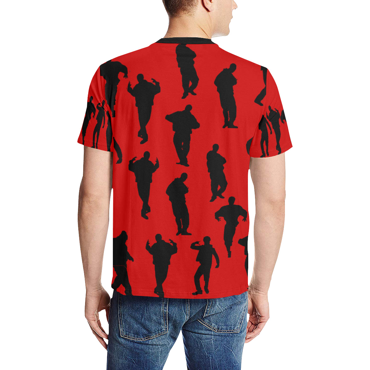 B-WALK Men's All Over Print T-Shirt