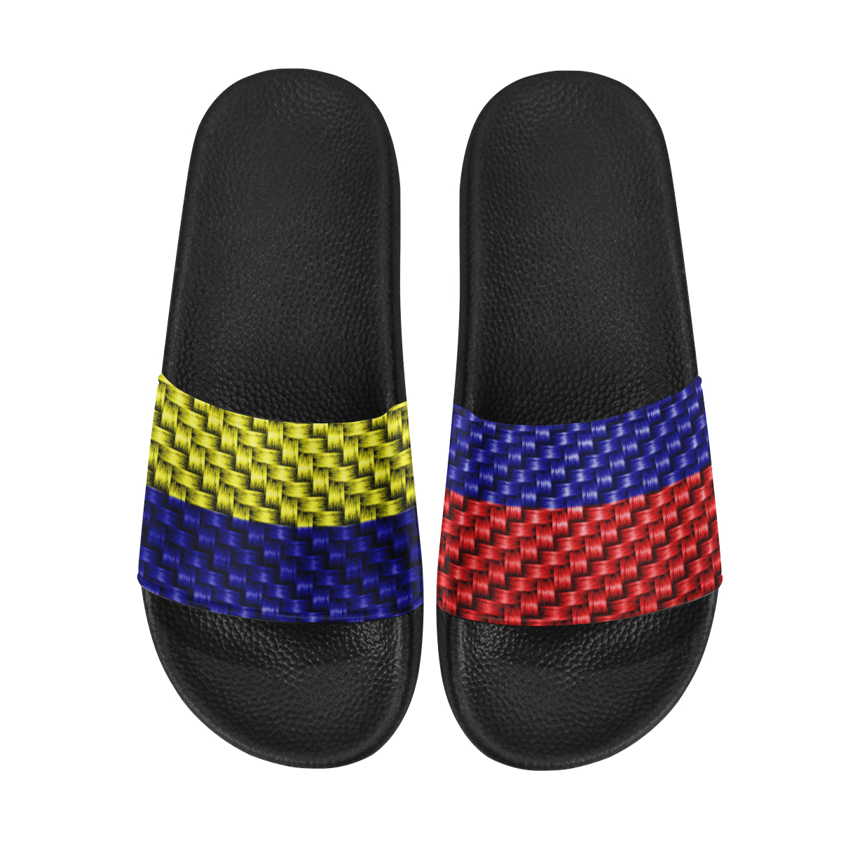 COLOMBIA FLAG Men's Slide Sandals (Model 057)