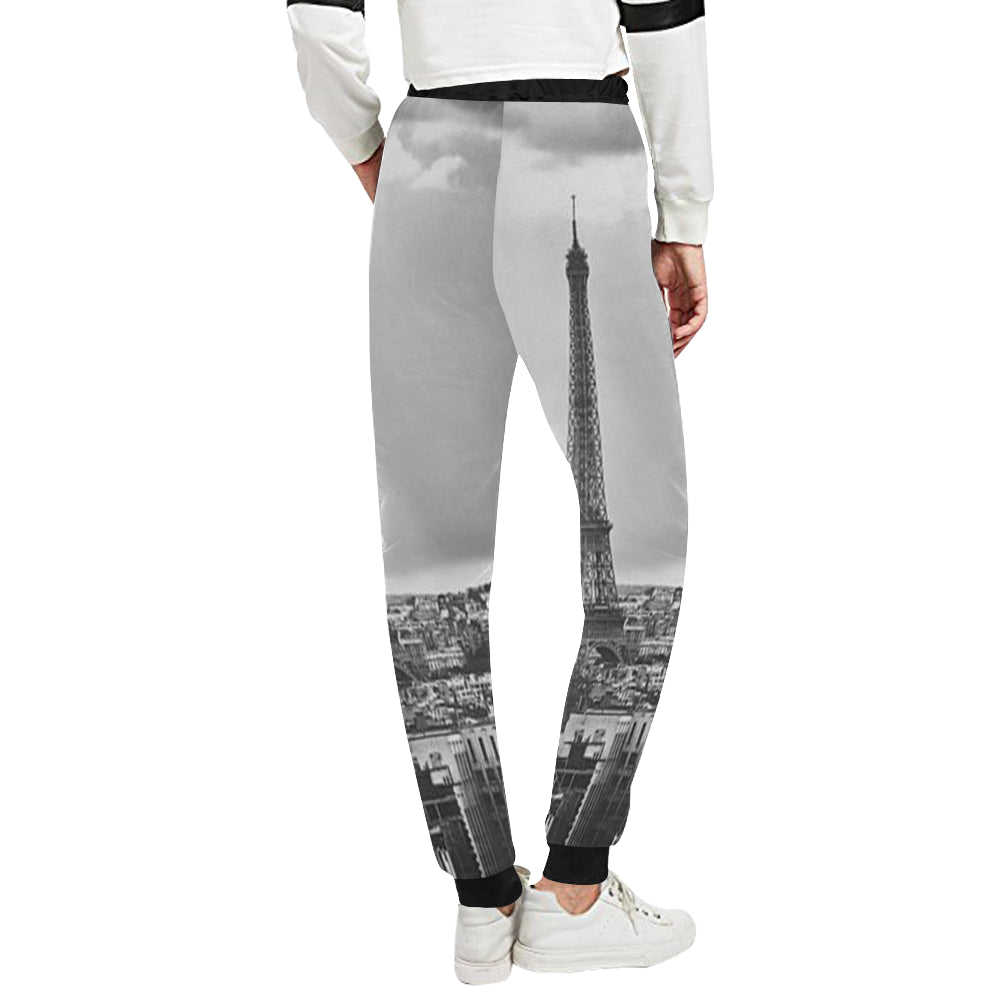 RUE DE PARIS Women's All Over Print Sweatpants (Model L11)