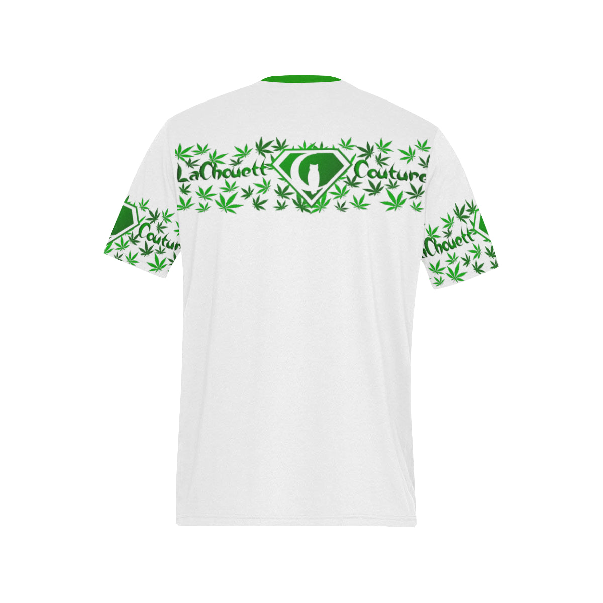 SUPER DANK WHT Men's All Over Print T-Shirt (Solid Color Neck) (Model T63)