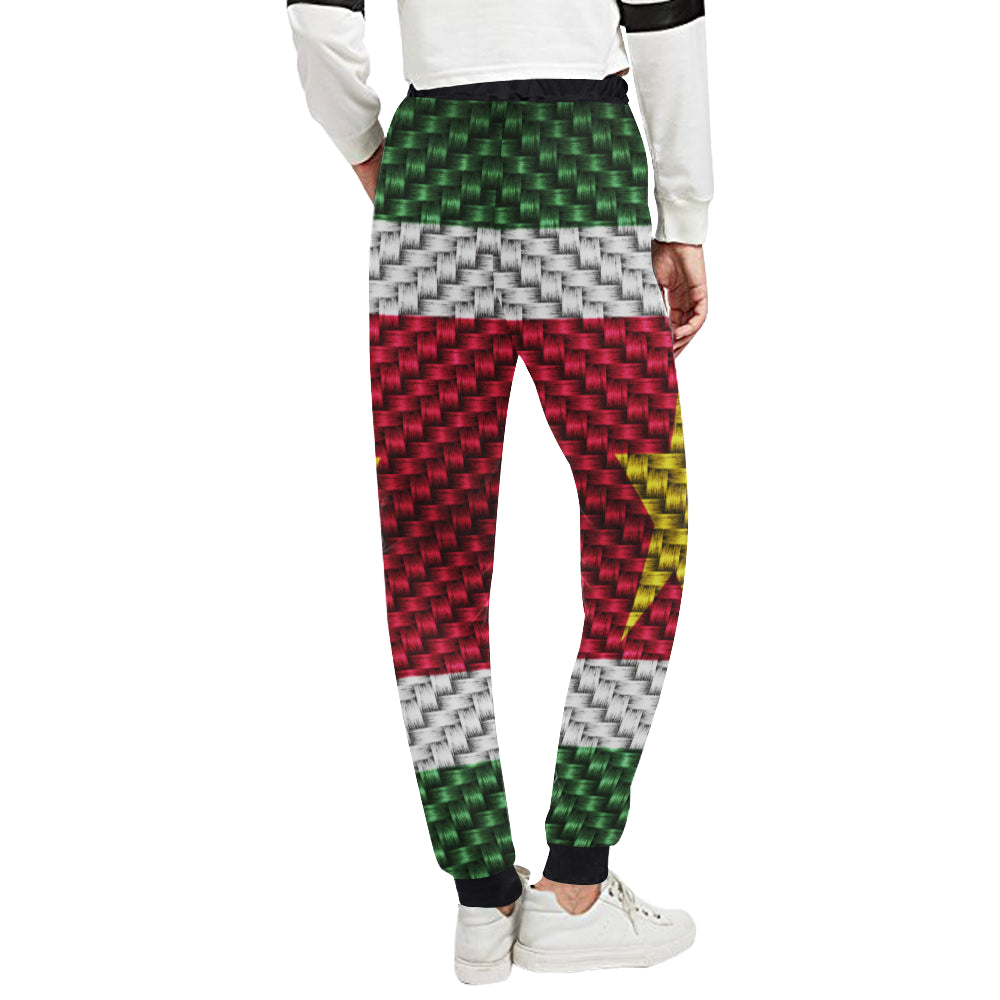 SURINAME FLAG Women's All Over Print Sweatpants (Model L11)