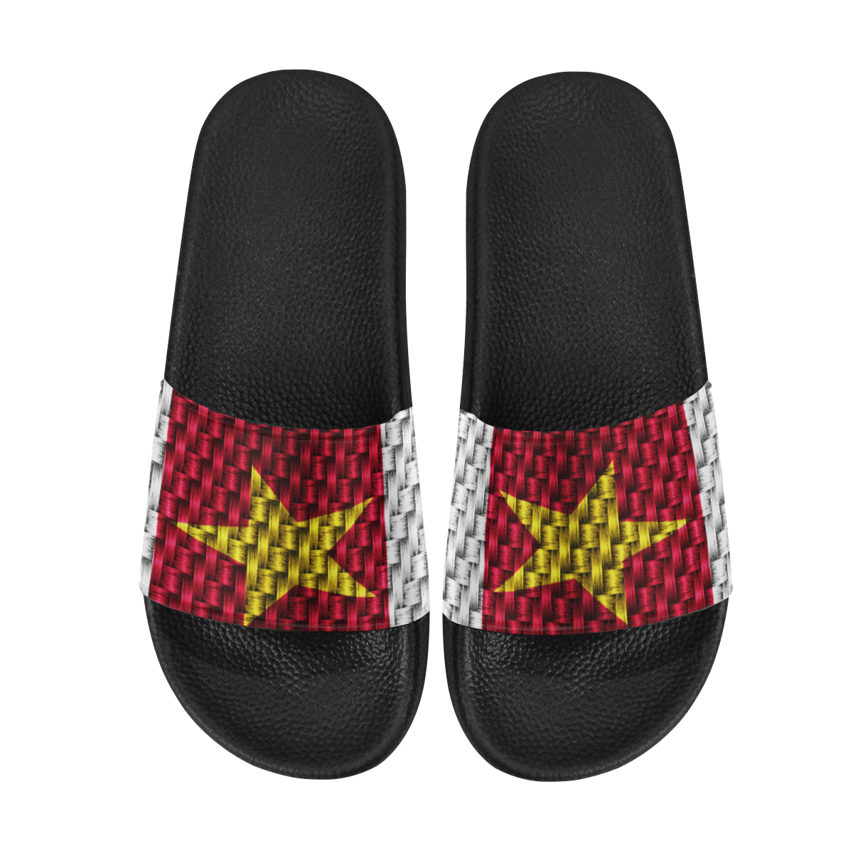 SURINAME FLAG Men's Slide Sandals (Model 057)