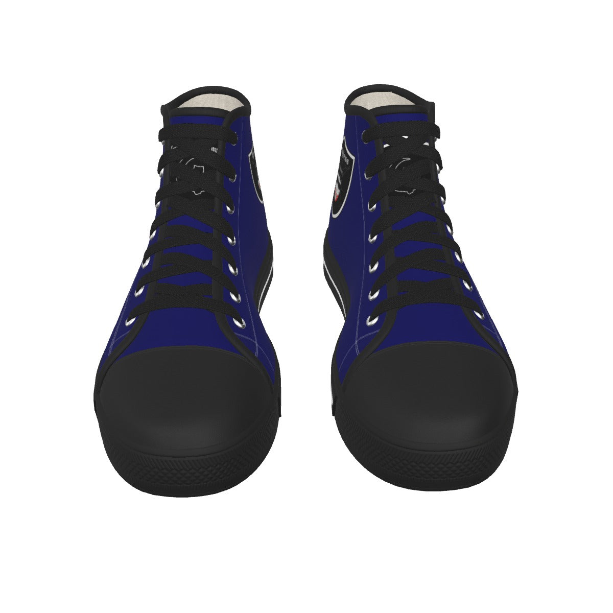 EAZY-E RUTHLESS NAVY Men's High Canvas Shoes