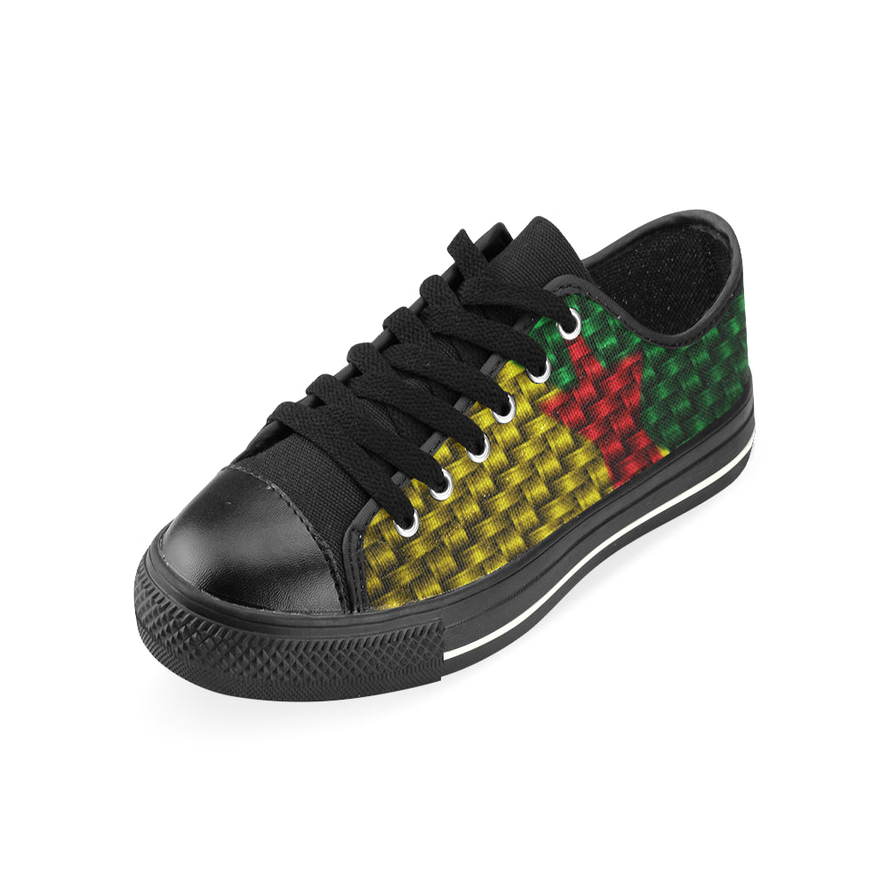 YANA FLAG TRESSER Men's Classic Canvas Shoes (Model 018)