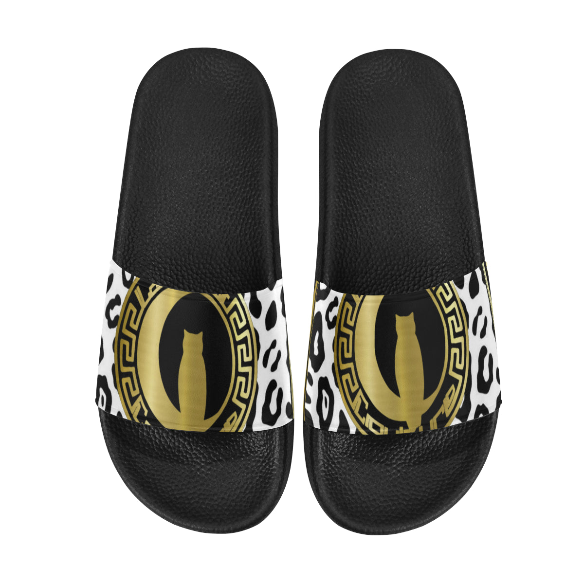 VIP LCC GOLD Men's Slide Sandals (Model 057)
