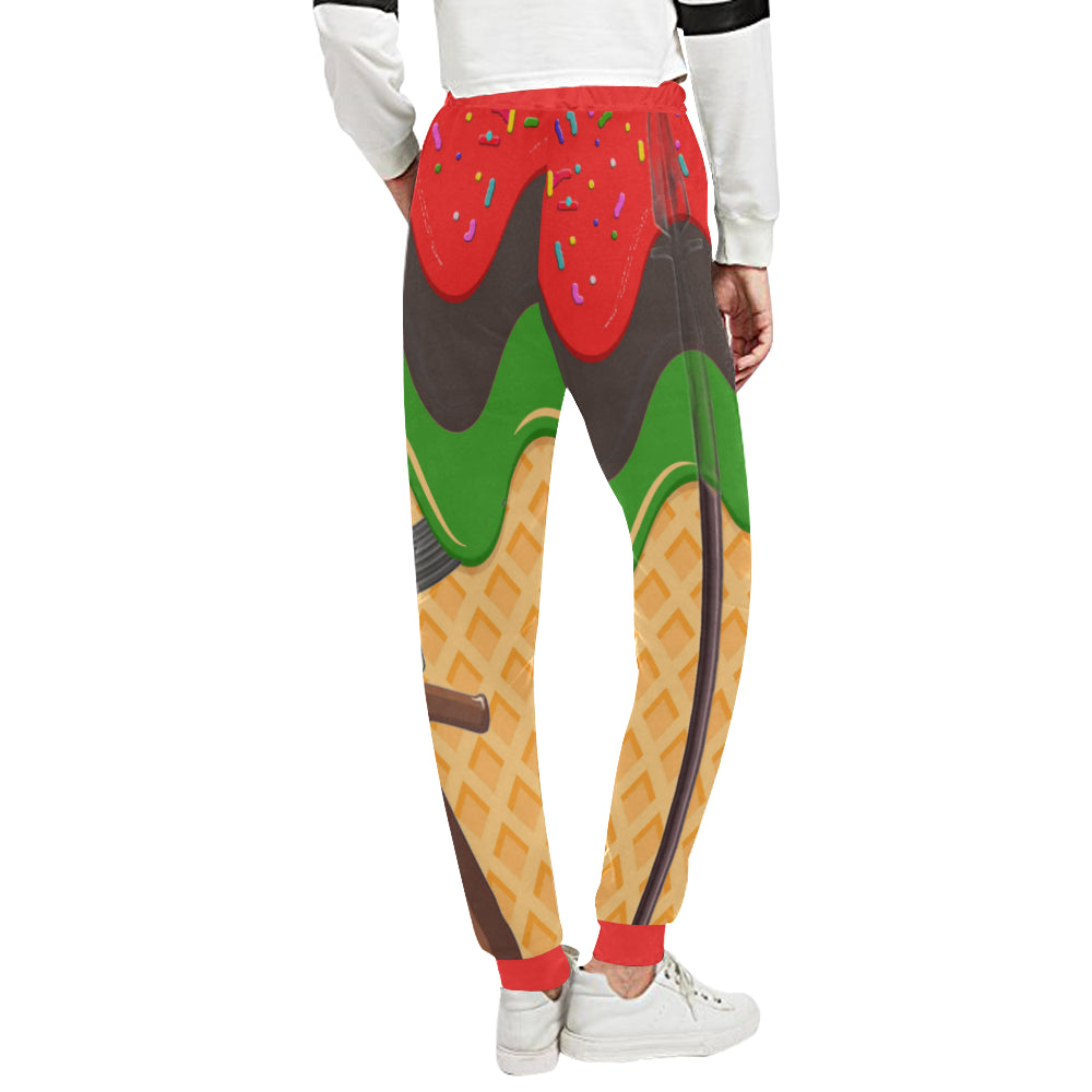 RBG ICE CREAM Women's All Over Print Sweatpants (Model L11)