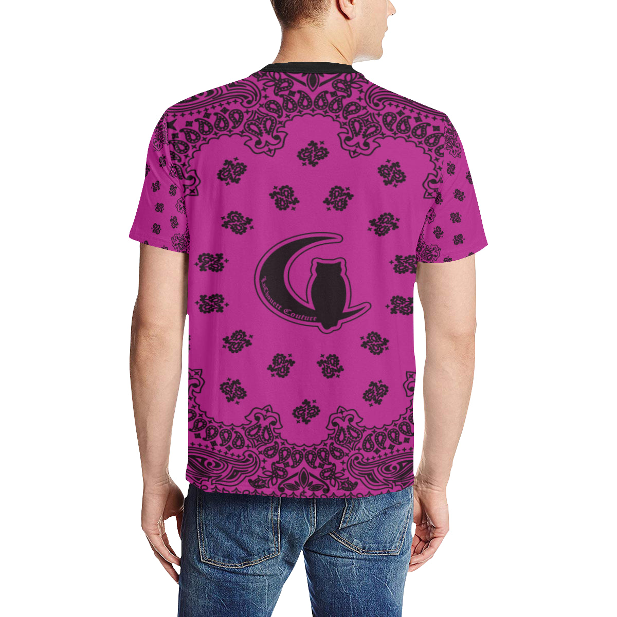 BANDANA PRPL Men's All Over Print T-Shirt