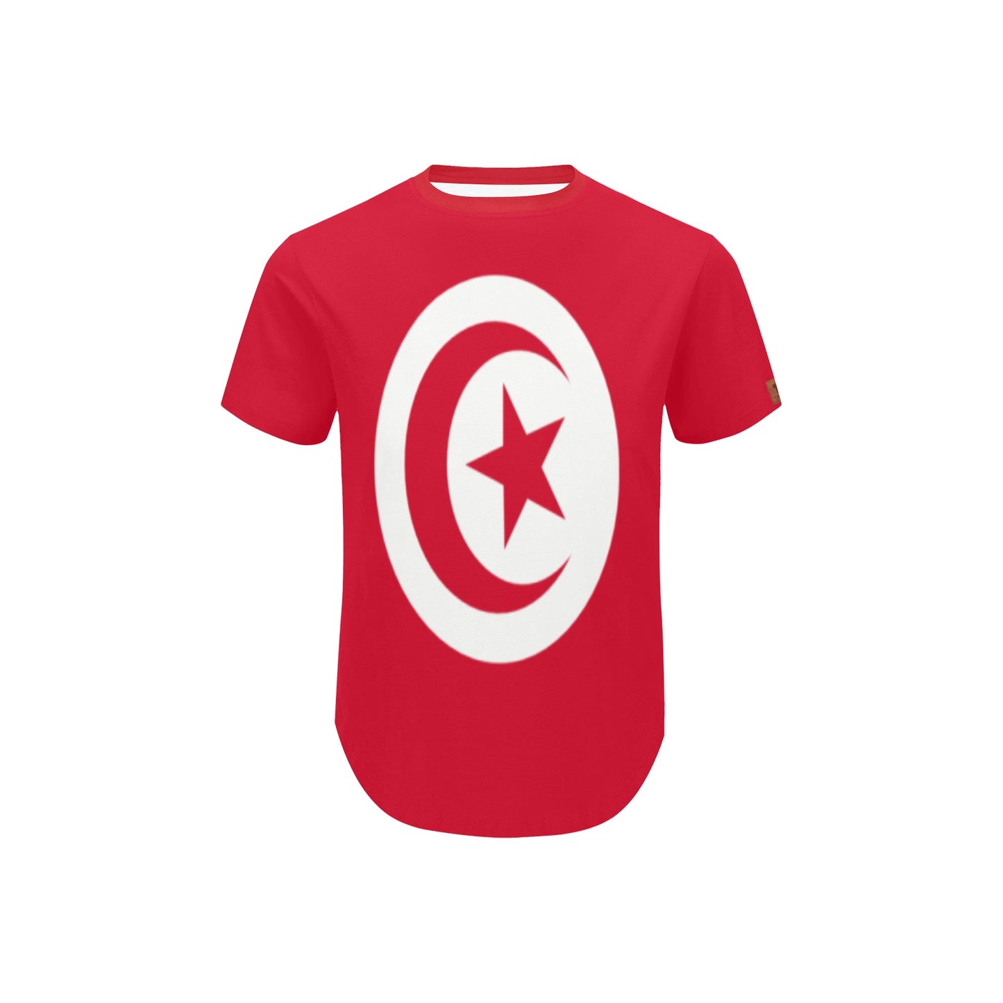 AFRIKA ARABICA Curved Hem T-Shirt