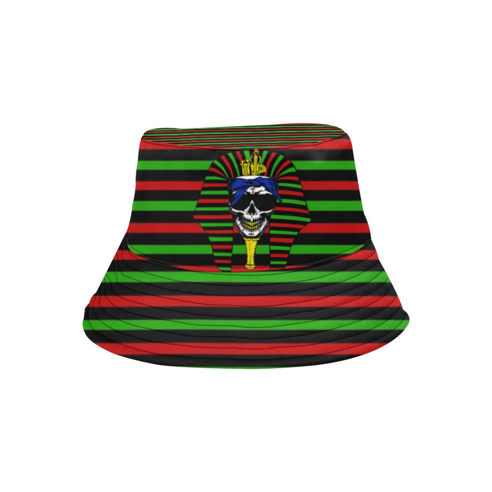 RBG C SKULL All Over Print Bucket Hat for Men