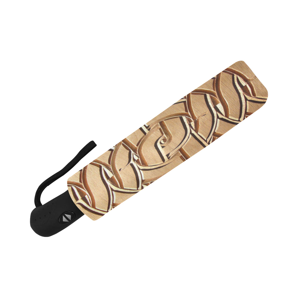 TEMBE ART WOOD Auto-Foldable Umbrella