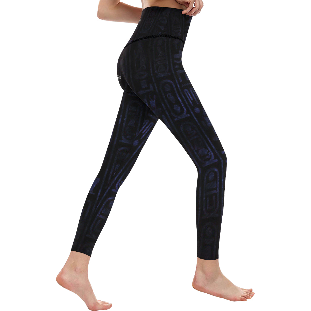 MA'AT All Over Print High-Waisted Leggings (Model L36)
