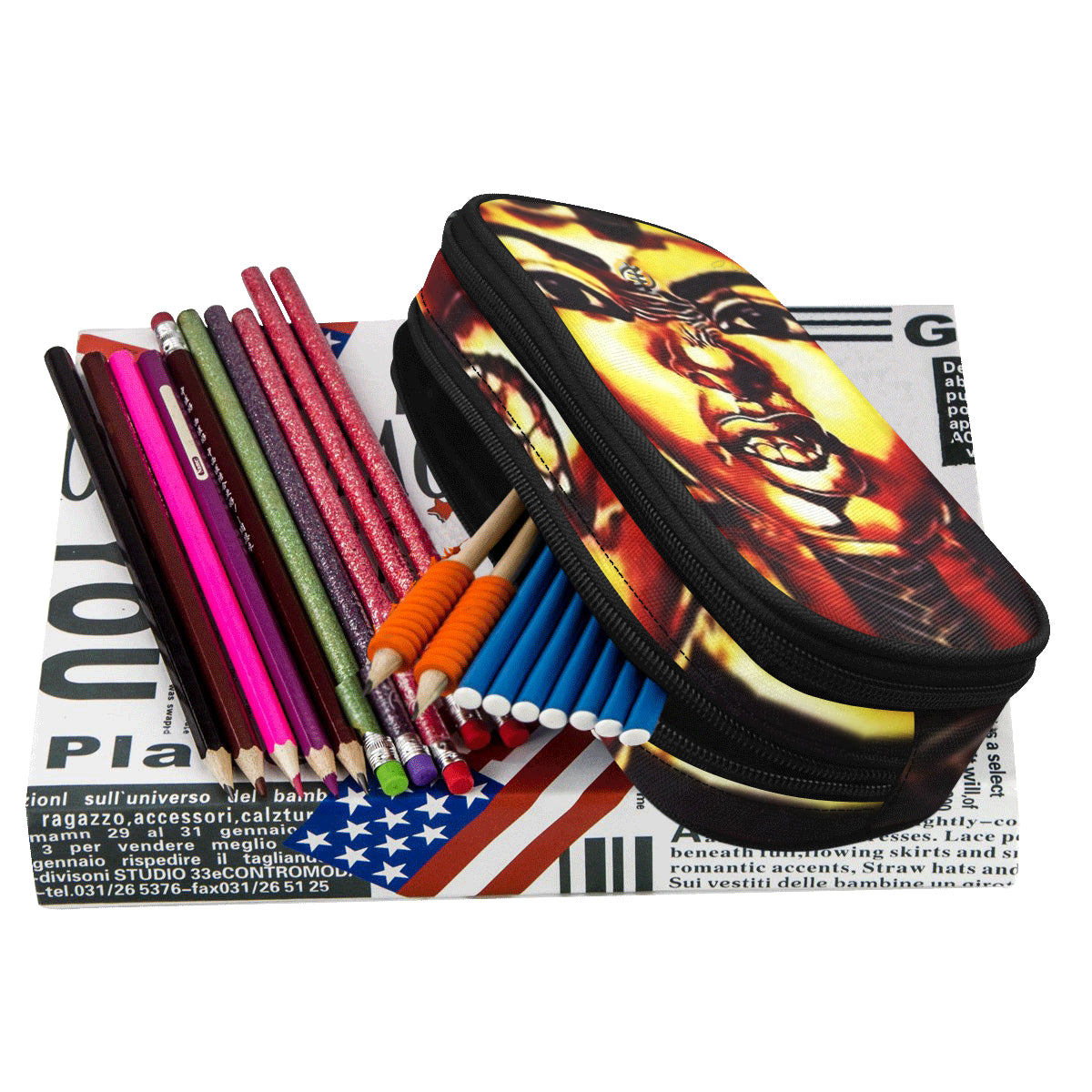 THUG PHAROAH Pencil Pouch/Large