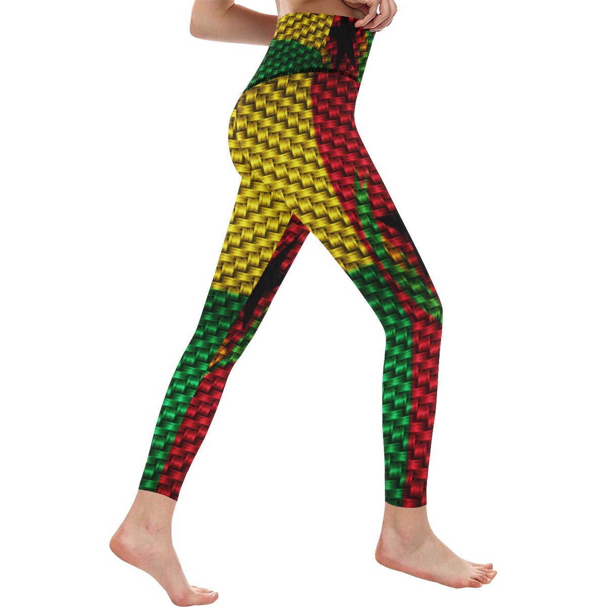 CAP VERT FLAG High-Waisted Leggings
