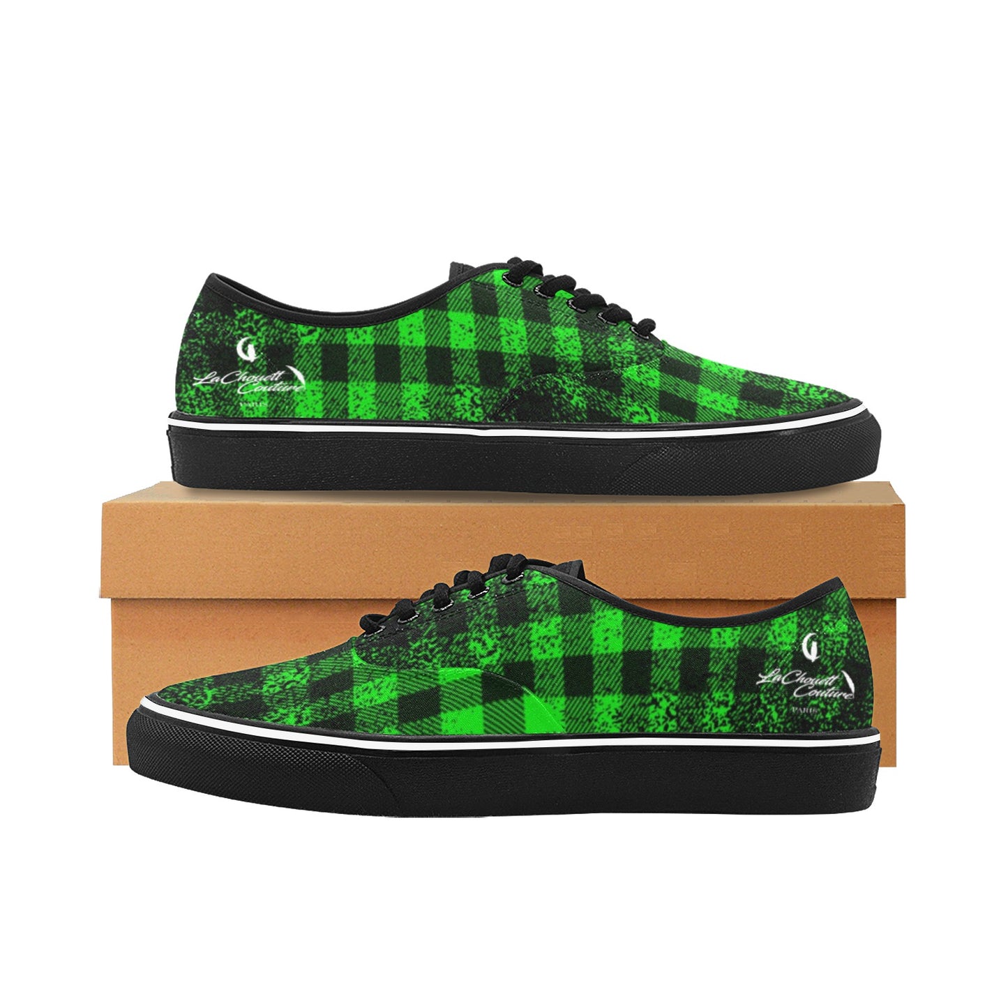 DUSTY PLAID Women's Canvas Shoes