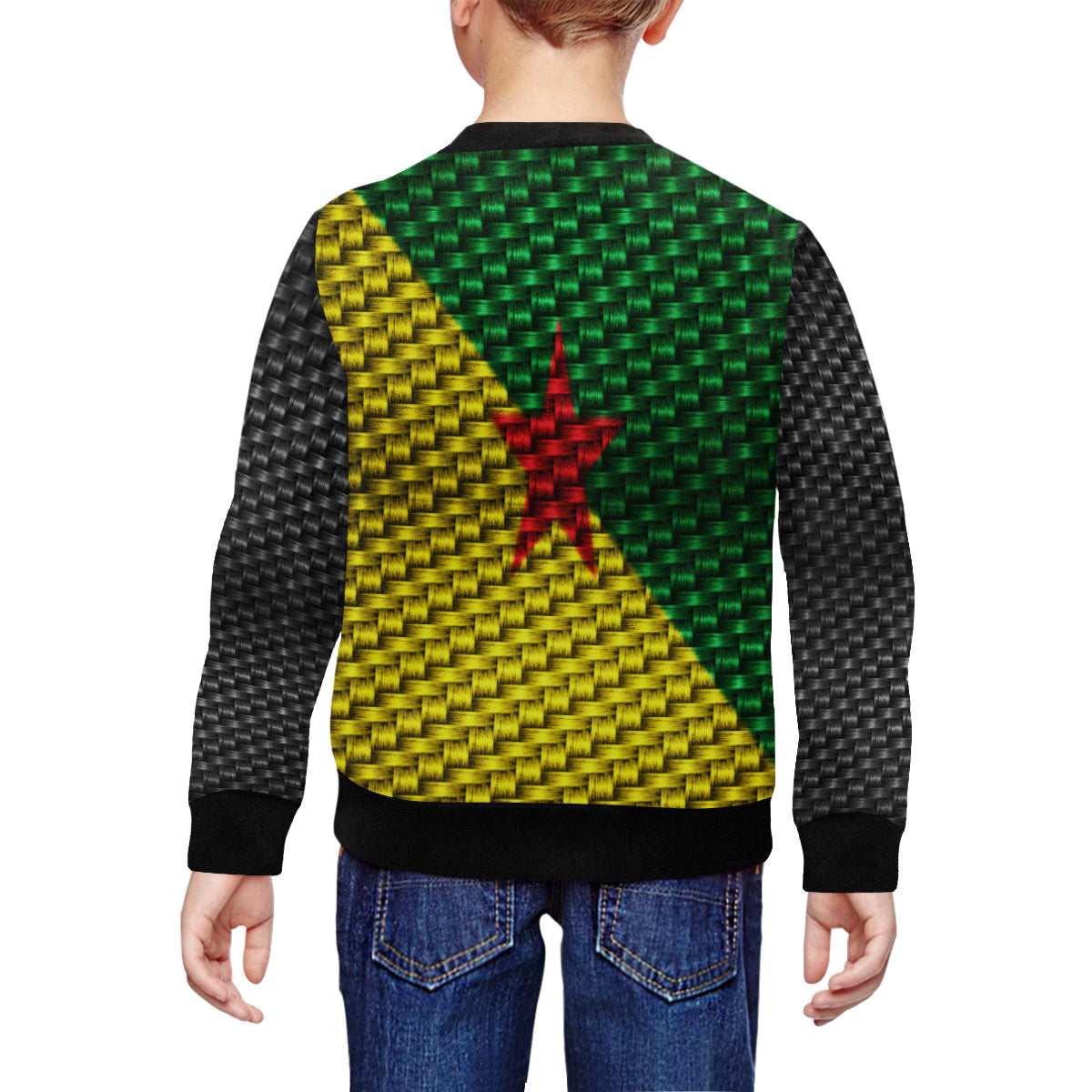 YANA FLAG All Over Print Crewneck Sweatshirt for Kids