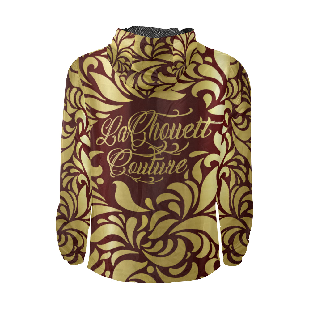 GORGIOUS LEAF BRDX GLD Unisex All Over Print Windbreaker