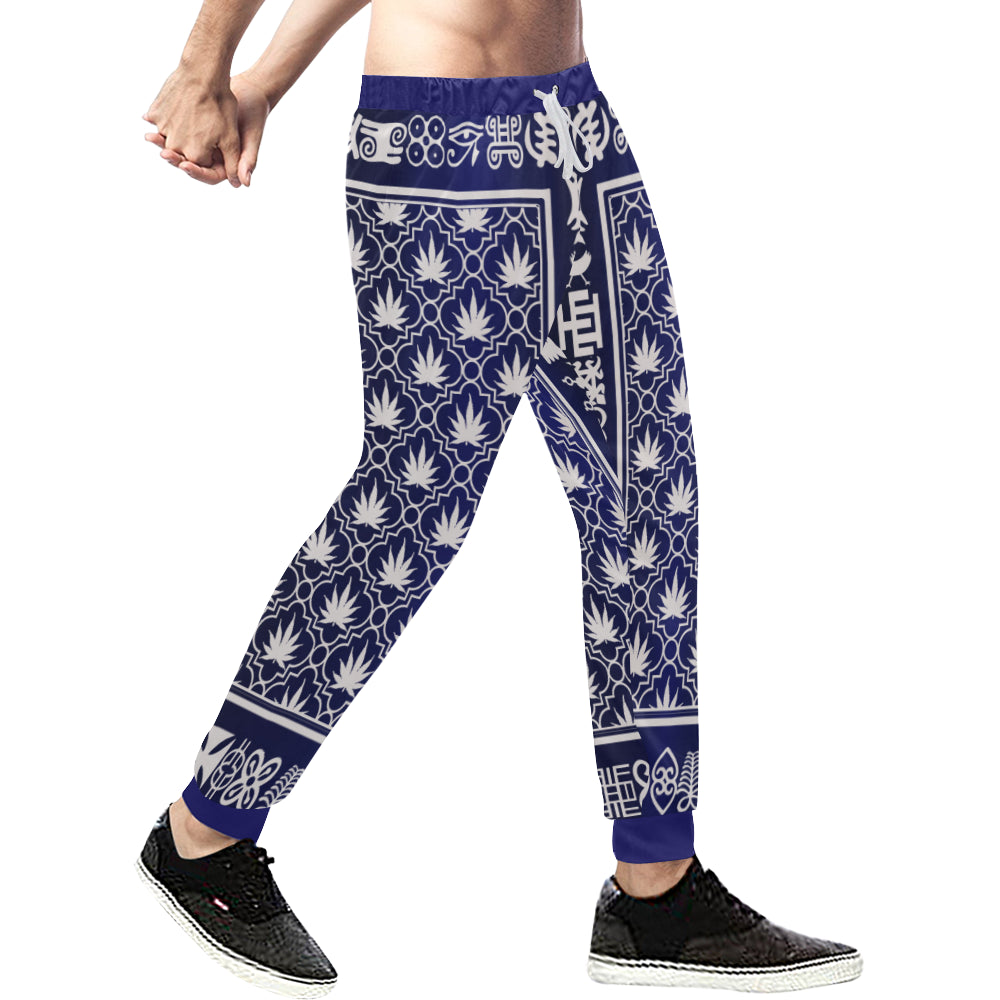 ADRINKRA WHITE LEAF Men's Sweatpants