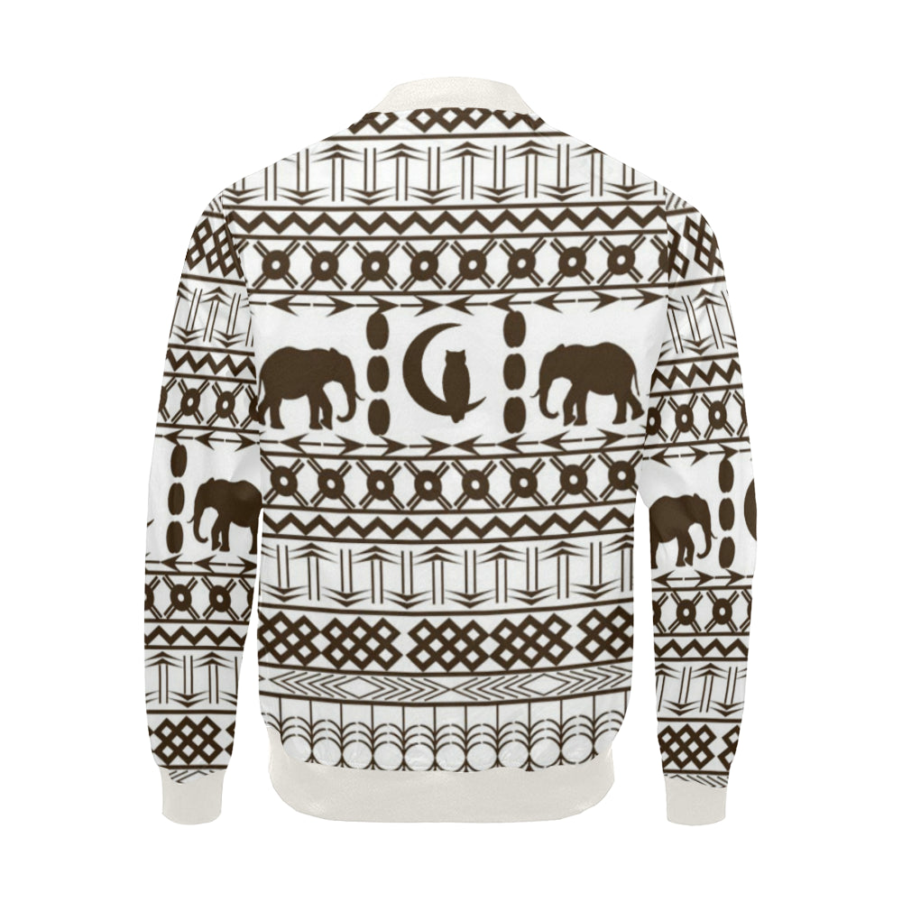 ELEPHANT Ornement Bomber Jacket for Men